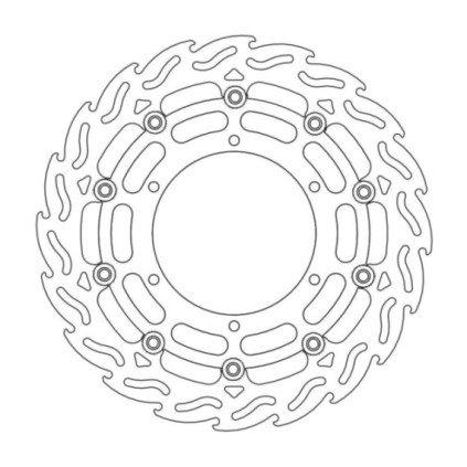 Moto-Master Flame Brakedisc front left Yamaha: YZF R7, FJR 1300, MT-01