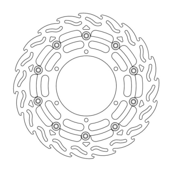 Moto-Master Flame Brakedisc front right Yamaha: YZF R7, FJR 1300, MT-01