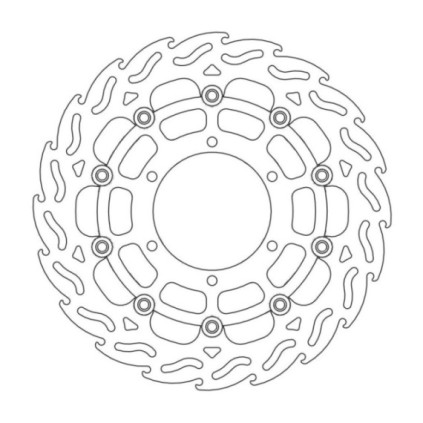 Moto-Master Flame Brakedisc front left Suzuki: GSX-R 600, GSX-R 750