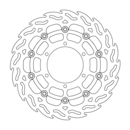 Moto-Master Flame Brakedisc front right Suzuki: GSX-R 600, GSX-R 750