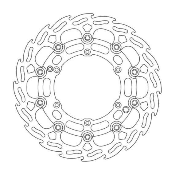 Moto-Master Flame Brakedisc front KTM (special Dakar version)