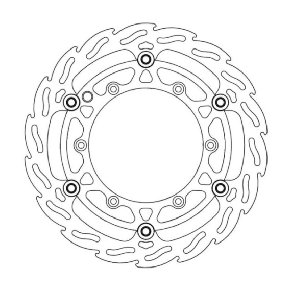Moto-Master Flame Oversize Brakedisc front 270  KTM/Husaberg 