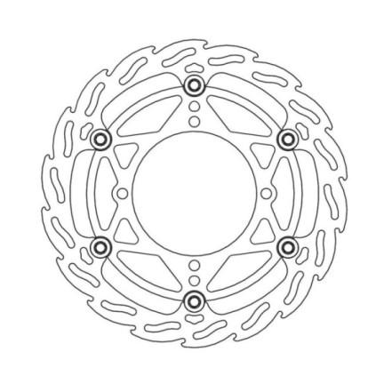 Moto-Master Flame Oversize Brakedisc front 270  Kawasaki 