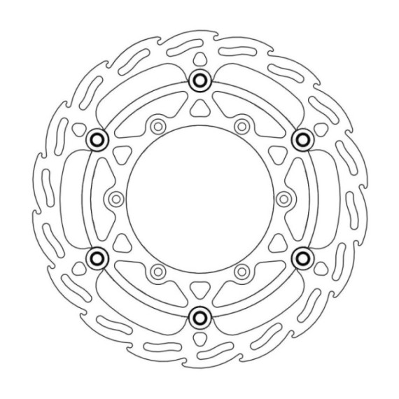 Moto-Master Flame Oversize Brakedisc front 270  Yamaha 