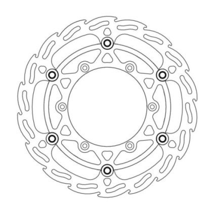 Moto-Master Flame Oversize Brakedisc front 270  Yamaha 