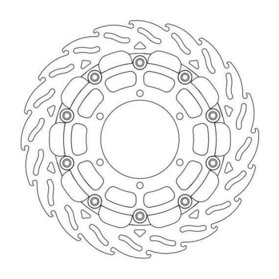 Moto-Master Racing Flame Brakedisc front right 5,5mm Suzuki