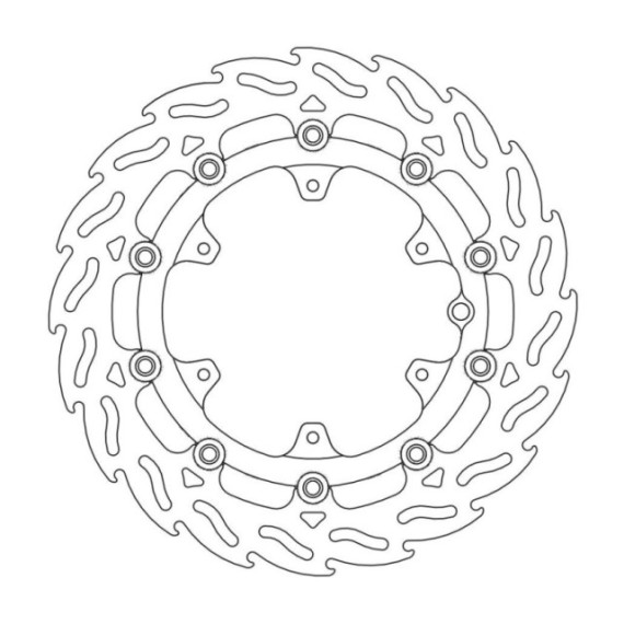 Moto-Master Flame Brakedisc front right KTM 990 Adventure, ABS