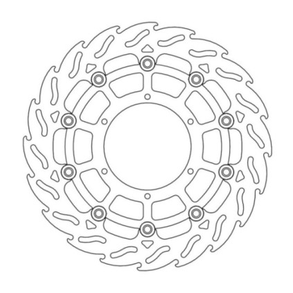 Moto-Master Flame Brakedisc front left BMW: G650GS, F800GS