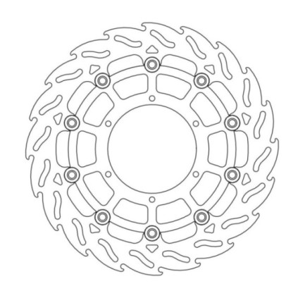 Moto-Master Flame Brakedisc front right BMW: G650GS, F800GS