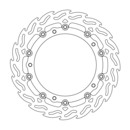 Moto-Master Flame Brakedisc front left BMW: F800S/ST, R850R/RT, R900RT, R1100S, 