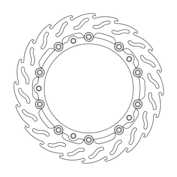 Moto-Master Flame Brakedisc front left BMW: R850GS/C/R/RT, R1100GS/R/RT/S, R1150