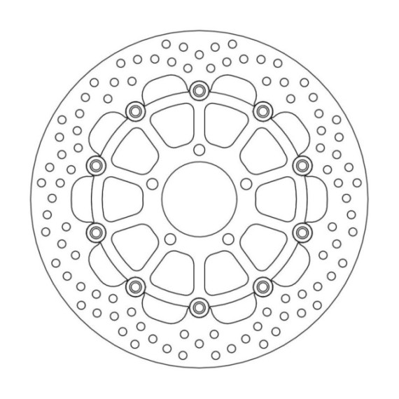 Moto-Master Halo Brakedisc front Suzuki: DL 650-1000 V-Strom, SV 1000, Kawasaki 