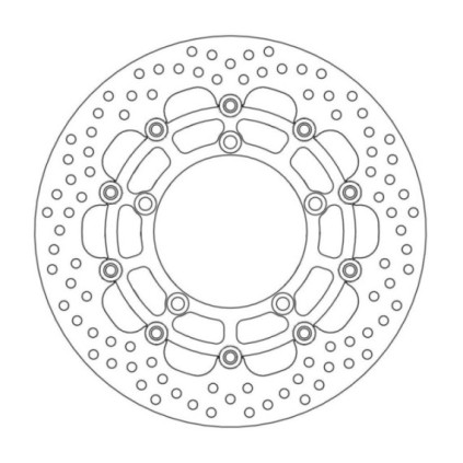 Moto-Master Halo Brakedisc front Suzuki: GSR600/750/ABS, DL650 V-strom/ABS, GSF6