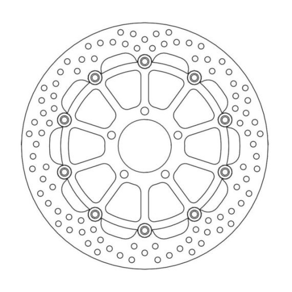 Moto-Master Halo Brakedisc front Suzuki: GSX R600/R750/R750T SRAD/R1000, TL1000R