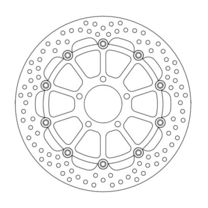Moto-Master Halo Brakedisc front Suzuki: GSX R600/R750/R750T SRAD/R1000, TL1000R