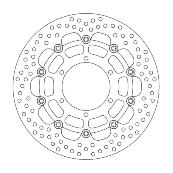 Moto-Master Halo Brakedisc front Suzuki: GSX R600/R750/R1000