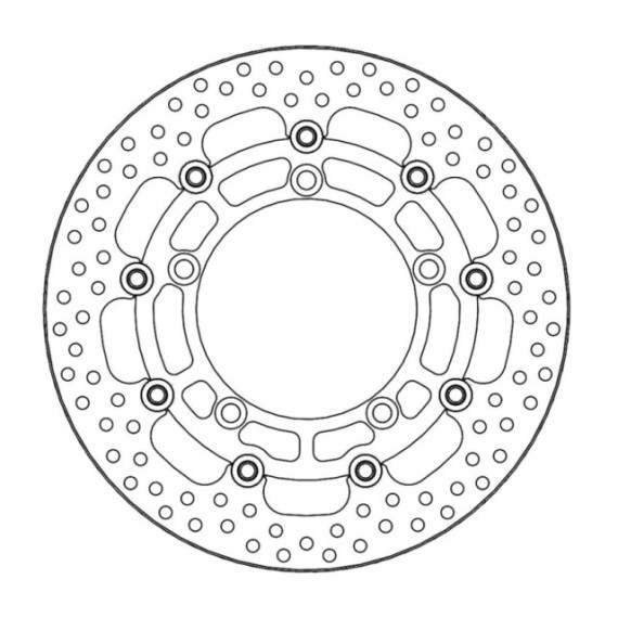 Moto-Master Halo Brakedisc front Suzuki: SFV650 Gladius, GSF650 Bandit ABS, SV65