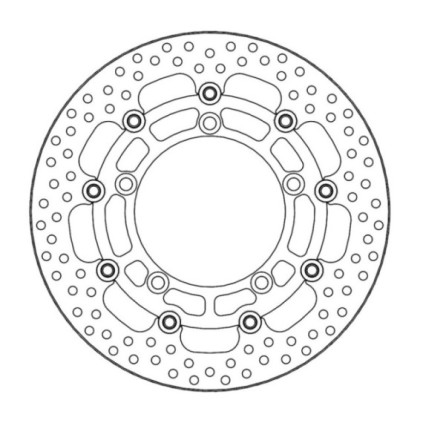 Moto-Master Halo Brakedisc front Suzuki: SFV650 Gladius, GSF650 Bandit ABS, SV65