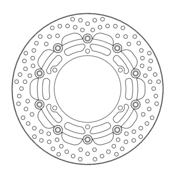 Moto-Master Halo Brakedisc front Yamaha: YZF R1/R6, XJ600, XT660R, TDM900, FZS10