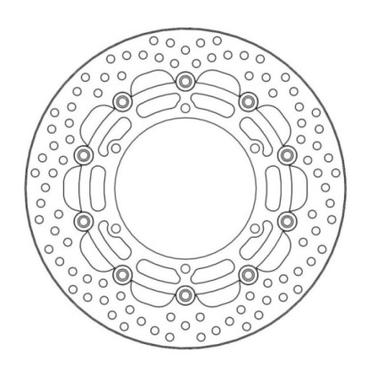 Moto-Master Halo Brakedisc front Yamaha: YZF R1/R6, XJ600, XT660R, TDM900, FZS10