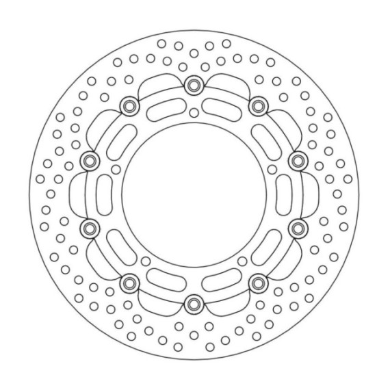 Moto-Master Halo Brakedisc front Yamaha: YZF R6, FZ6, FZ6 600 Fazer/ABS, MT-03, 