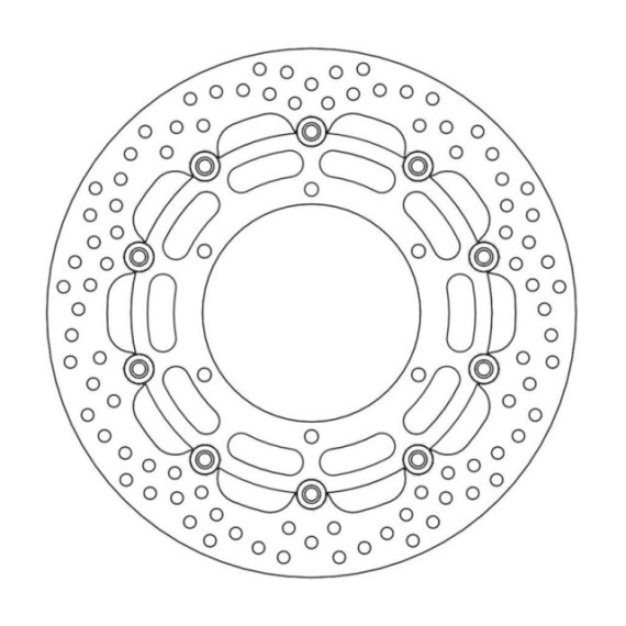 Moto-Master Halo Brakedisc front Yamaha: YZF R7, FJR1300/ABS, MT-01