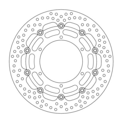 Moto-Master Halo Brakedisc front Yamaha: YZF R7, FJR1300/ABS, MT-01