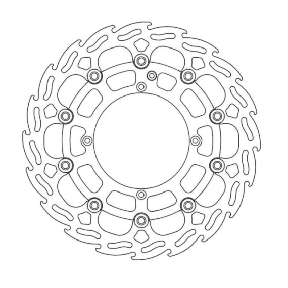 Moto-Master Flame Brakedisc front Husqvarna Dakar