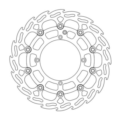 Moto-Master Flame Brakedisc front Husqvarna Dakar