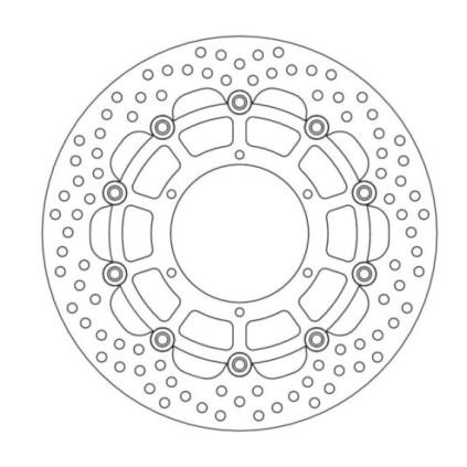 Moto-Master Halo Brakedisc front BMW: G650GS, F800GS