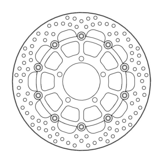 Moto-Master Halo Brakedisc front Triumph Tiger 800, Trophy 1215