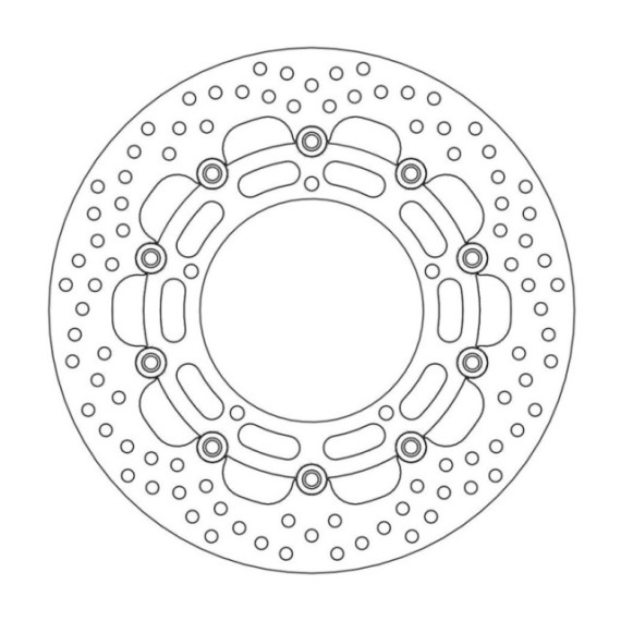 Moto-Master Halo Brakedisc front Yamaha: YFZ R6, Fazer8, YZF R1, XT1200Z