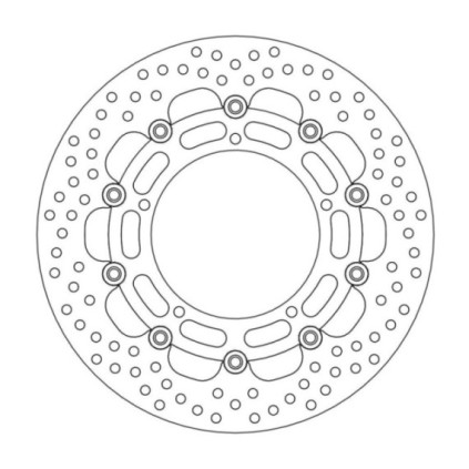 Moto-Master Halo Brakedisc front Yamaha: YFZ R6, Fazer8, YZF R1, XT1200Z