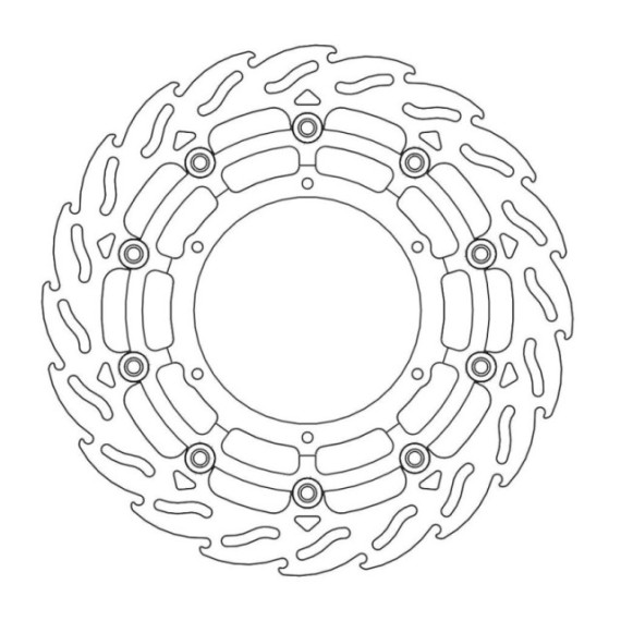 Moto-Master Flame Brakedisc front left KTM: 1190 Adventure