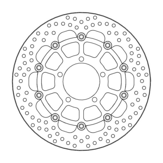 Moto-Master Halo Brakedisc front Triumph: Daytona 675 ABS