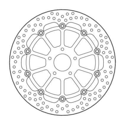 Moto-Master Halo Brakedisc front KTM: 690 Duke R ABS