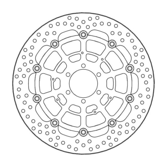 Moto-Master Halo Brakedisc front left BMW: HP4