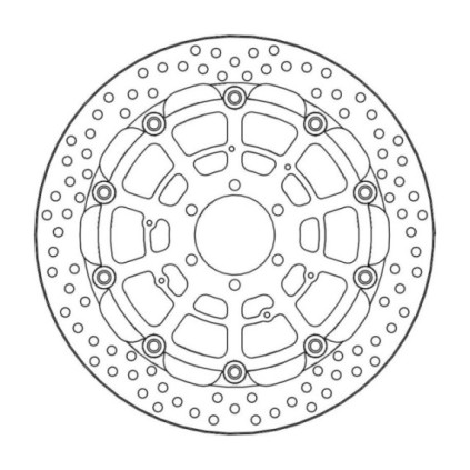 Moto-Master Racing Halo Brakedisc front left BMW: HP4