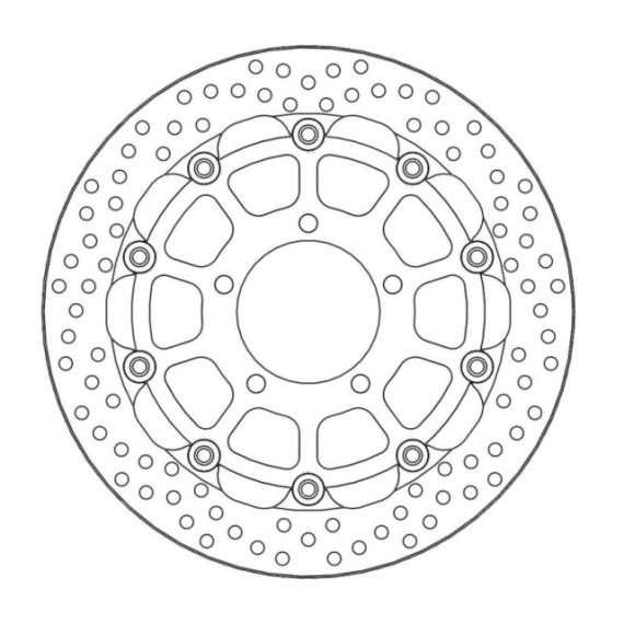 Moto-Master Racing Halo Brakedisc front 5,5mm Kawasaki