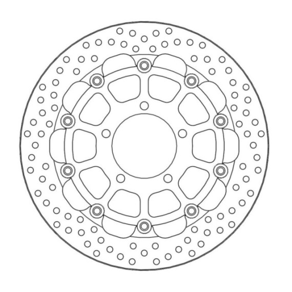 Moto-Master Racing Halo Brakedisc front 5,5mm Kawasaki