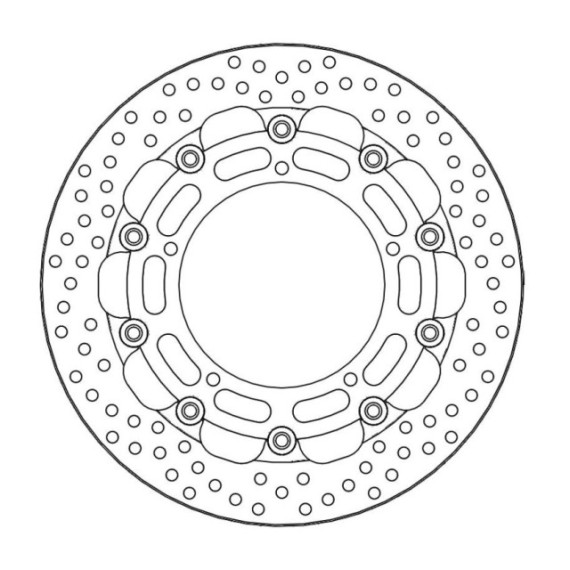 Moto-Master Racing Halo Brakedisc front 5,5mm Yamaha