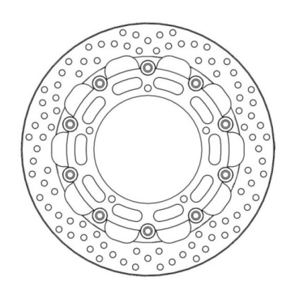 Moto-Master Racing Halo Brakedisc front 5,5mm Yamaha