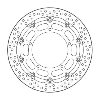 Moto-Master Racing Halo Brakedisc front 5,5mm Yamaha: YZF R1 TC