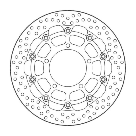 Moto-Master Racing Halo Brakedisc front 5.5mm Suzuki GSXR 1000 K5