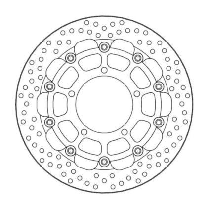 Moto-Master Racing Halo Brakedisc front 5.5mm Suzuki GSXR 1000 K5