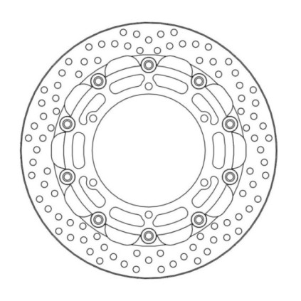 Moto-Master Racing Halo Brakedisc front 5,5mm Yamaha: YZF R1-R6, V-Max