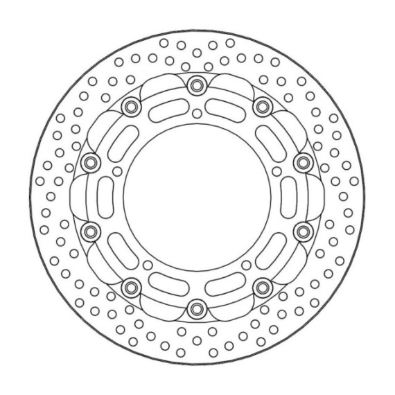 Moto-Master Racing Halo Brakedisc front 5,5mm Yamaha: FZ6, YZF R6