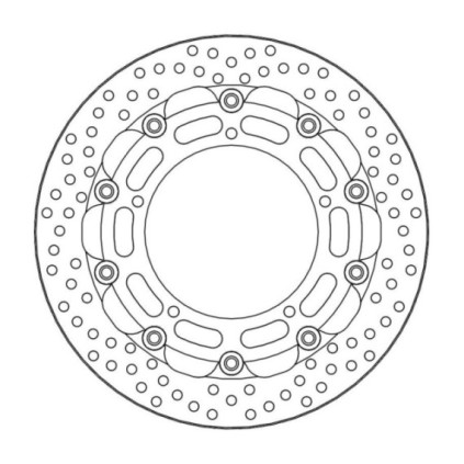 Moto-Master Racing Halo Brakedisc front 5,5mm Yamaha: FZ6, YZF R6