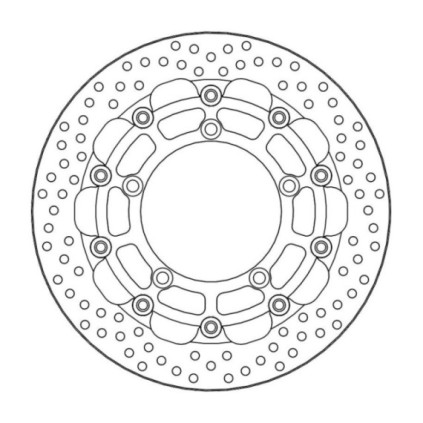 Moto-Master Racing Halo Brakedisc front 5,5mm Suzuki: DL 650 ABS, GS 600 ABS