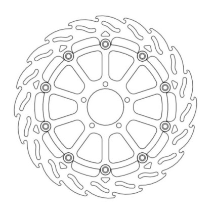 Moto-Master Flame Brakedisc front right KTM: 1290 Superduke